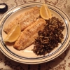Sauteed Rainbow Trout with Wild Rice Pilaf